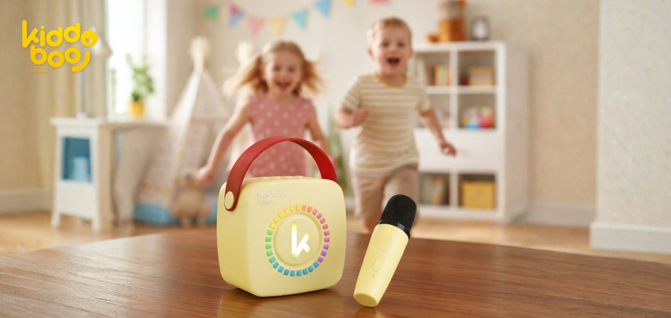 Kiddoboo Bluetooth Mini Karaoke Set Yellow